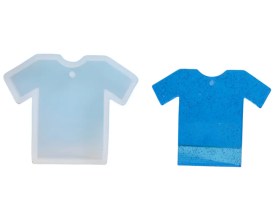 Molde silicona resina remera futbol